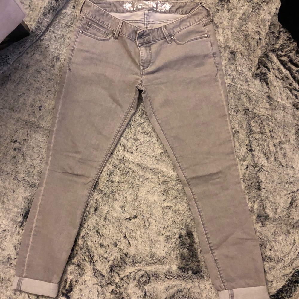 Grey express jean leggings
